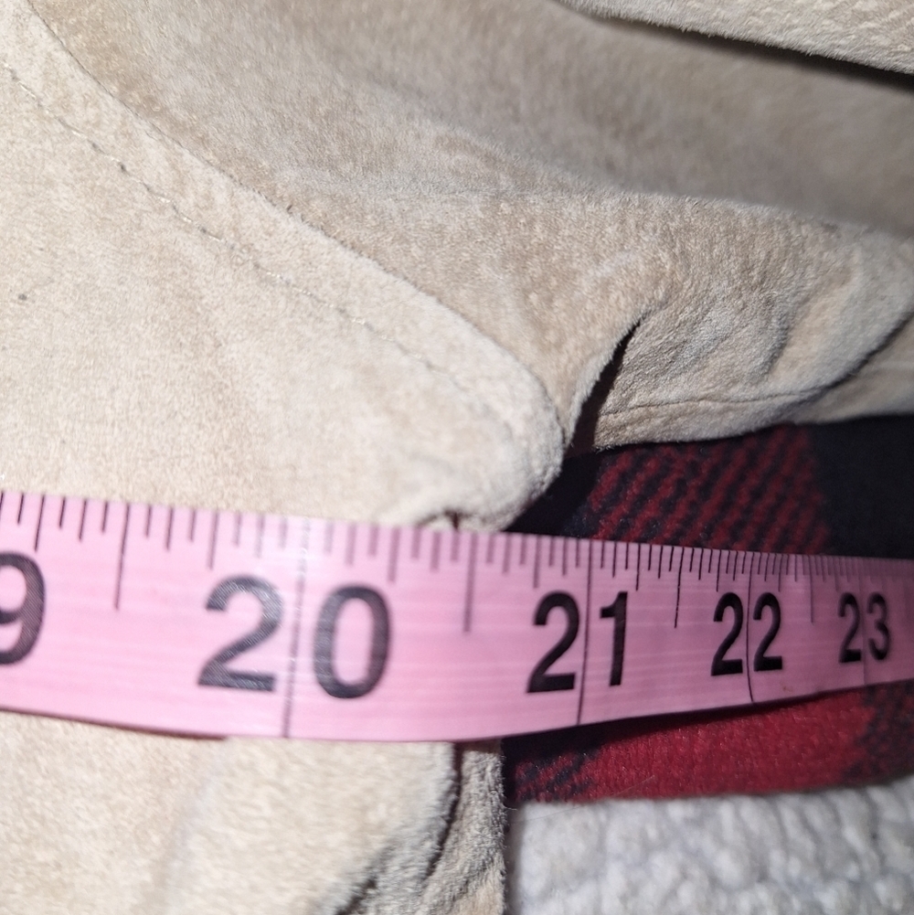 Ruff Hewn Women's Tan Suede Jacket In A Size Large. Leather, Western, Cowgirl - Picture 6 of 9